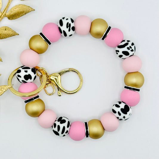Wristlet ~ Pink Moo-Tini