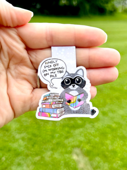 Kindly F*CK Off, I’m Working On My TBR Pile Bookmark Magnet ~ B0006
