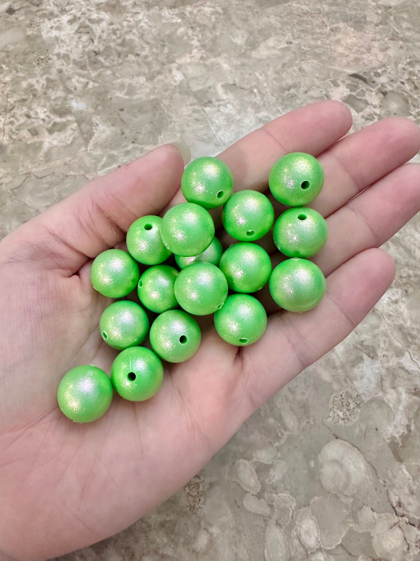 Opal #48 Summer Green 15mm Round