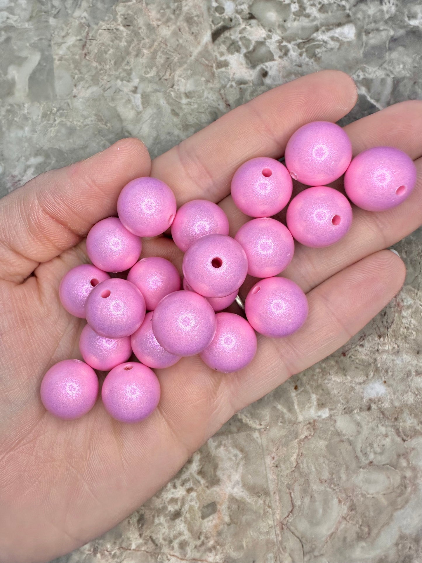 Opal #122 Bubblegum Pink 15mm Round