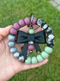 Wristlet Kit ~ Midnight Floral Bow Set