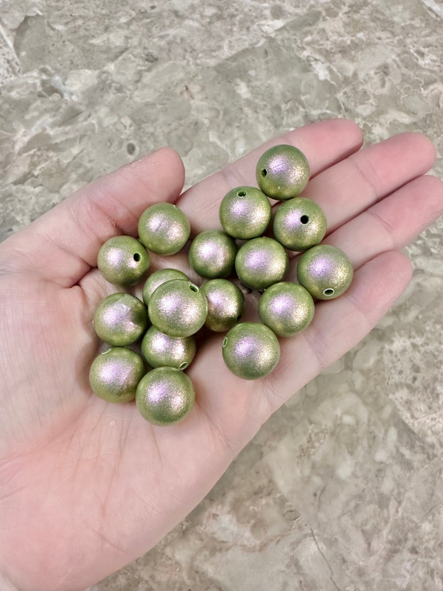 Opal #19 Army Green 15mm Round