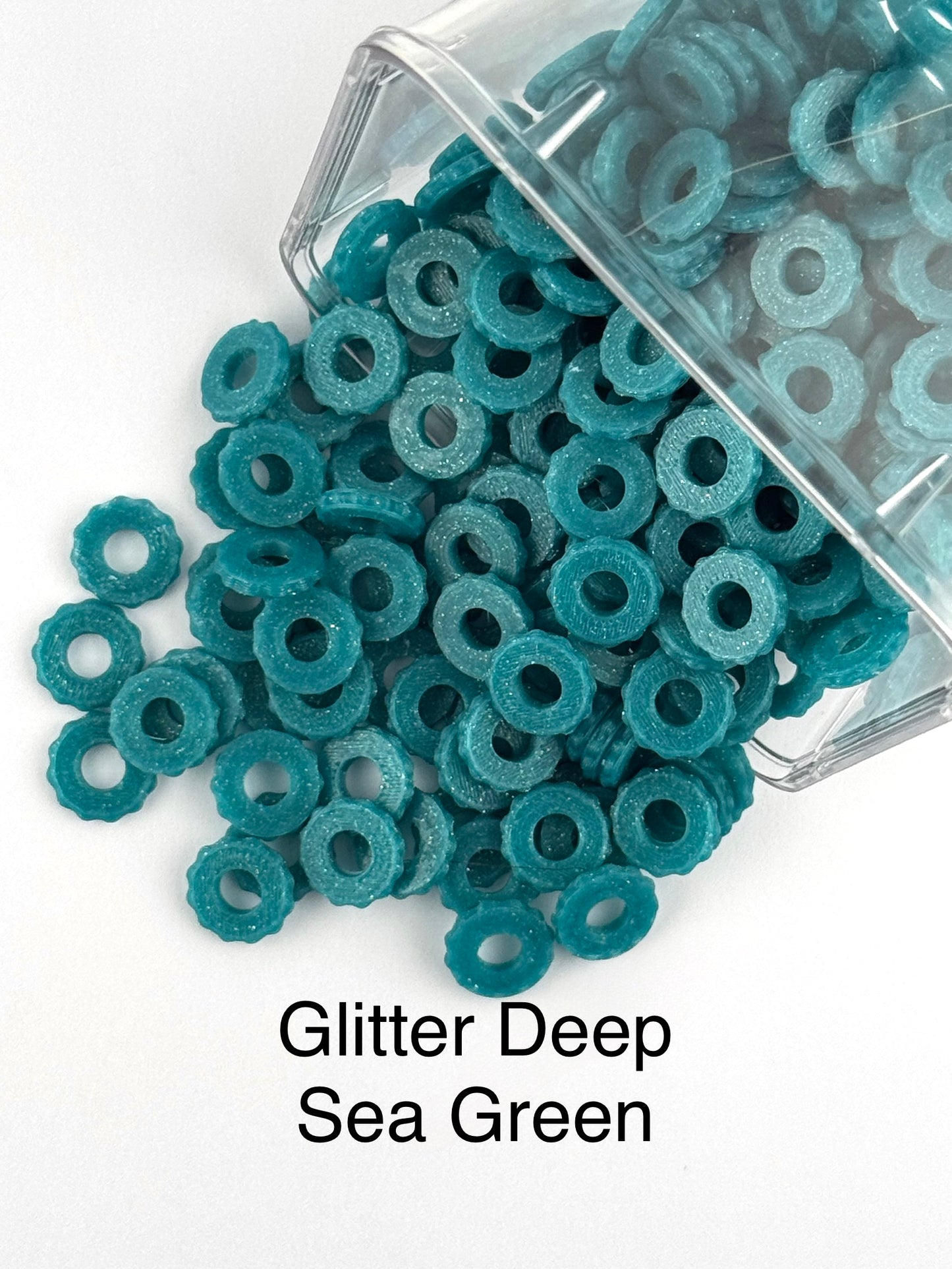 Bubble Edge 3D Printed Spacers - 12mm Large Hole (10ct)