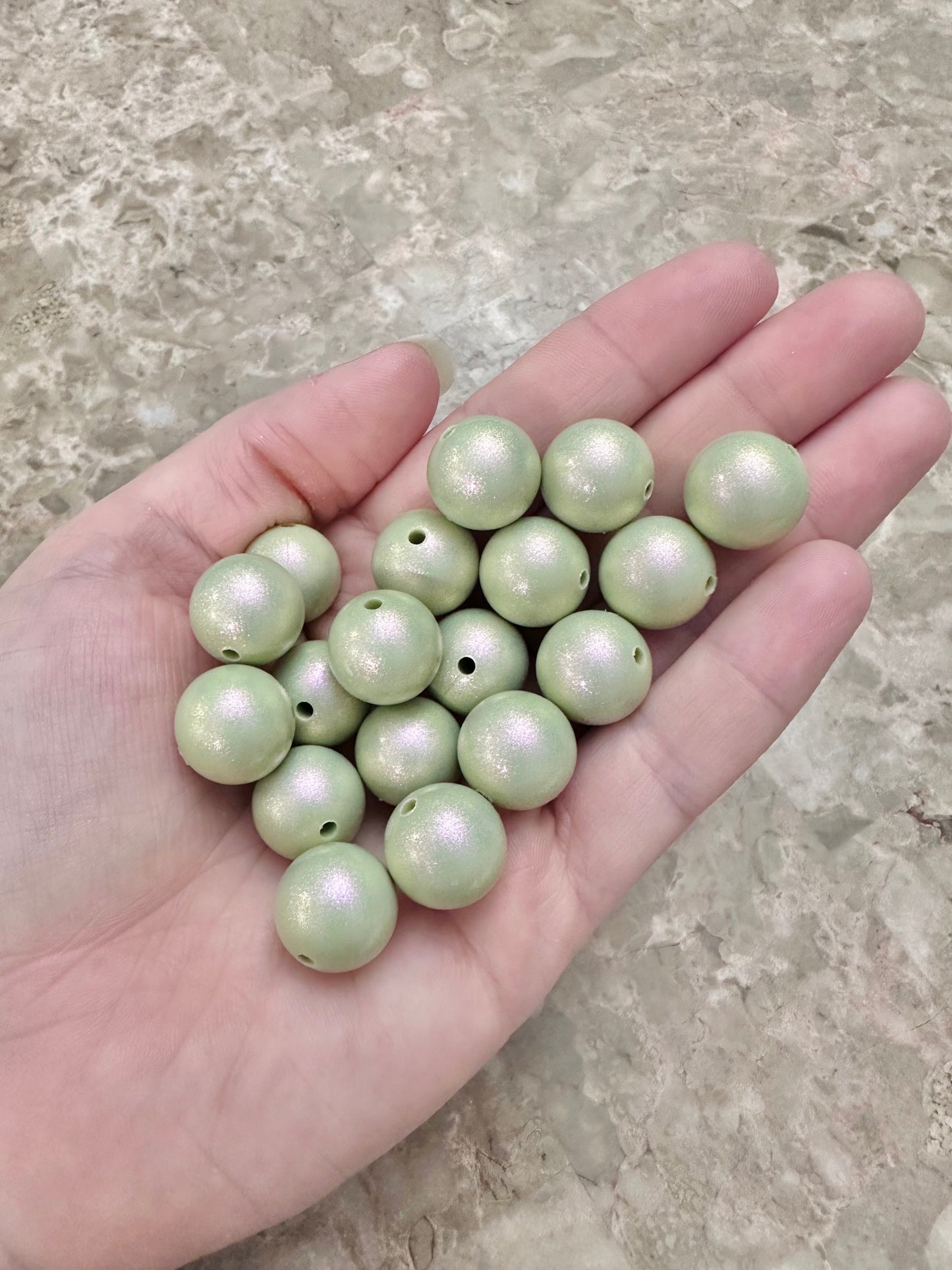 Opal #70 Sage 15mm Round