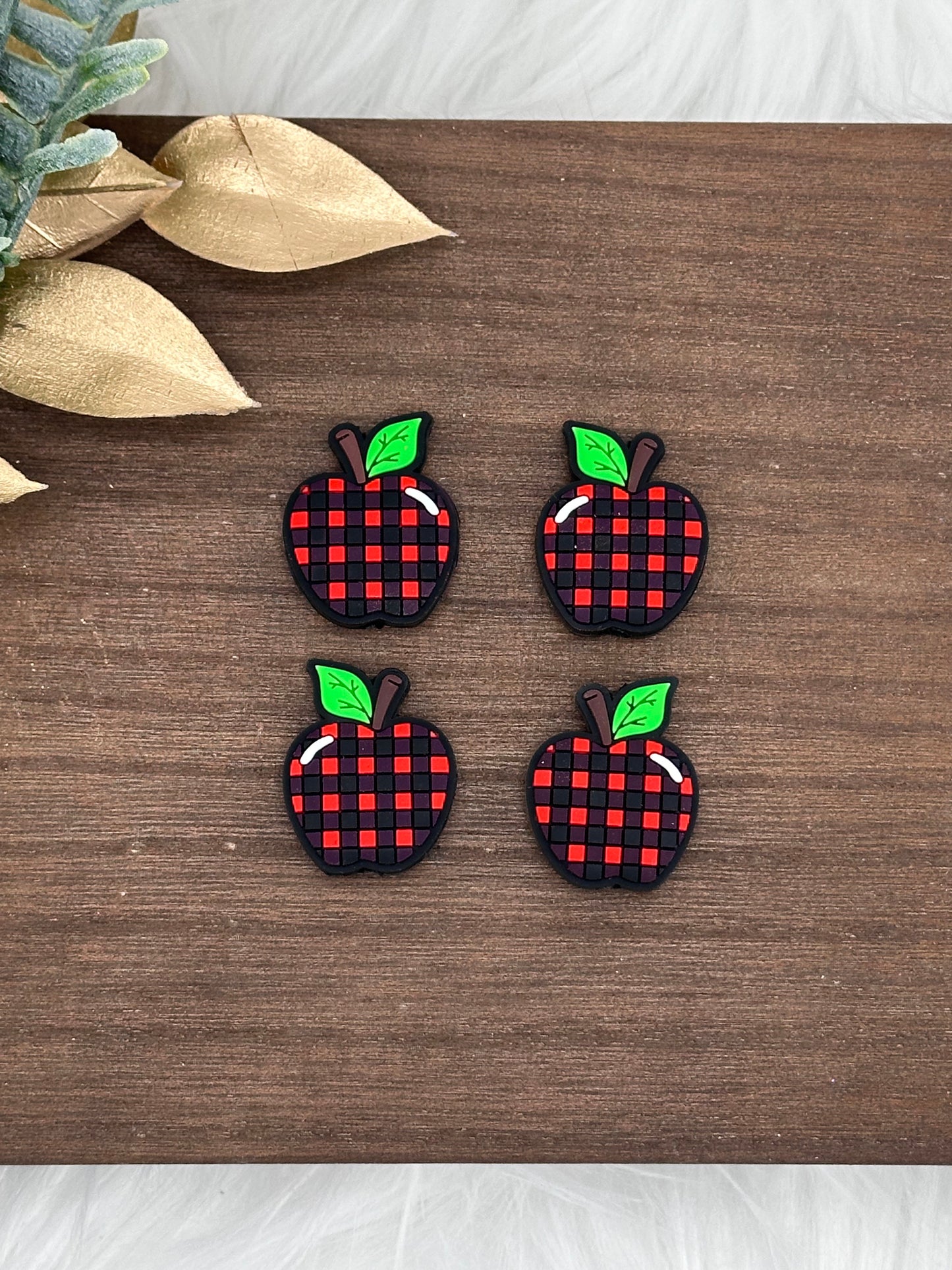 Buffalo Plaid Apple Focal