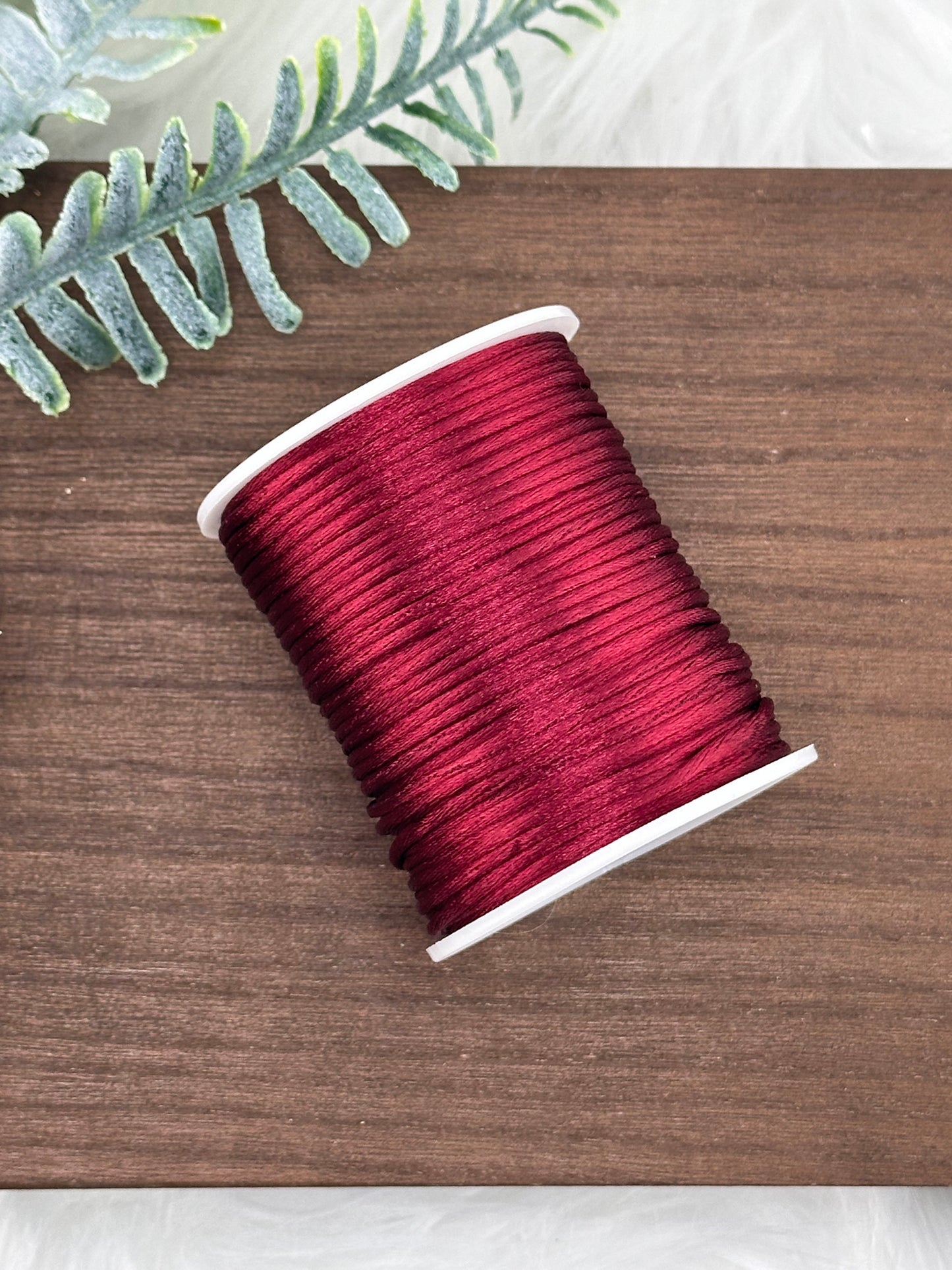 Nylon Cord 1.5mm Maroon (#36) 50m Roll