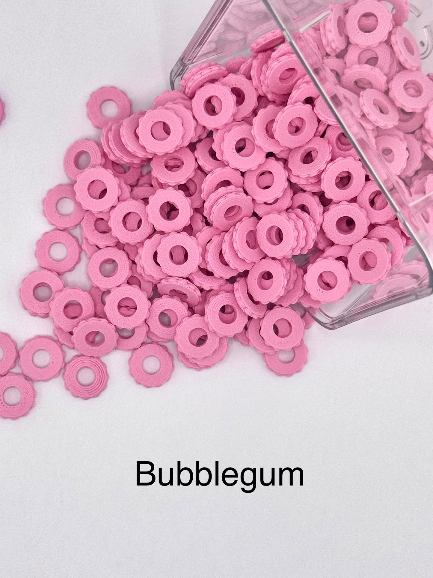 Bubble Edge 3D Printed Spacers - 12mm Large Hole (10ct)