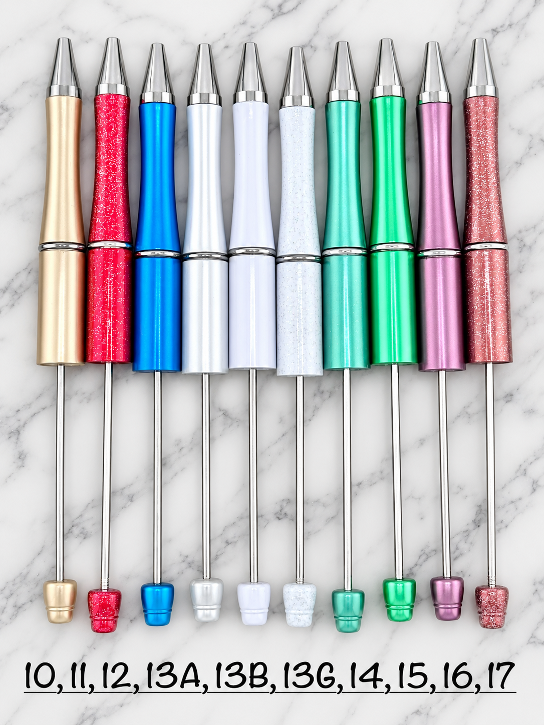 Plastic Beadable Solid Pen