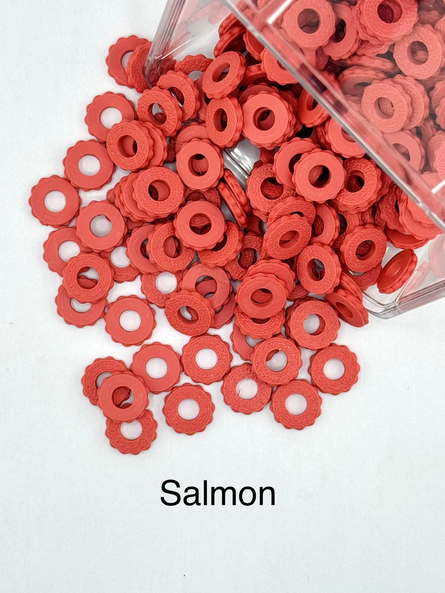 Bubble Edge 3D Printed Spacers - 12mm Large Hole (10ct)