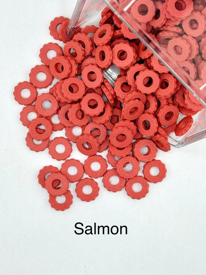 Bubble Edge 3D Printed Spacers - 12mm Large Hole (10ct)