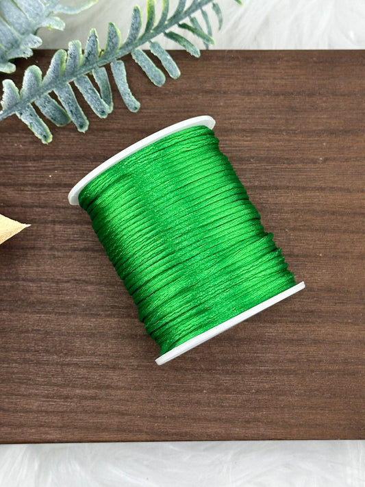 Nylon Cord 1.5mm Christmas Green (#43) 50m Roll