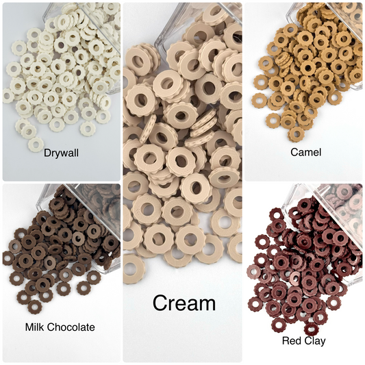 Mixed Custom Spacer 10ct Bag - Neutrals