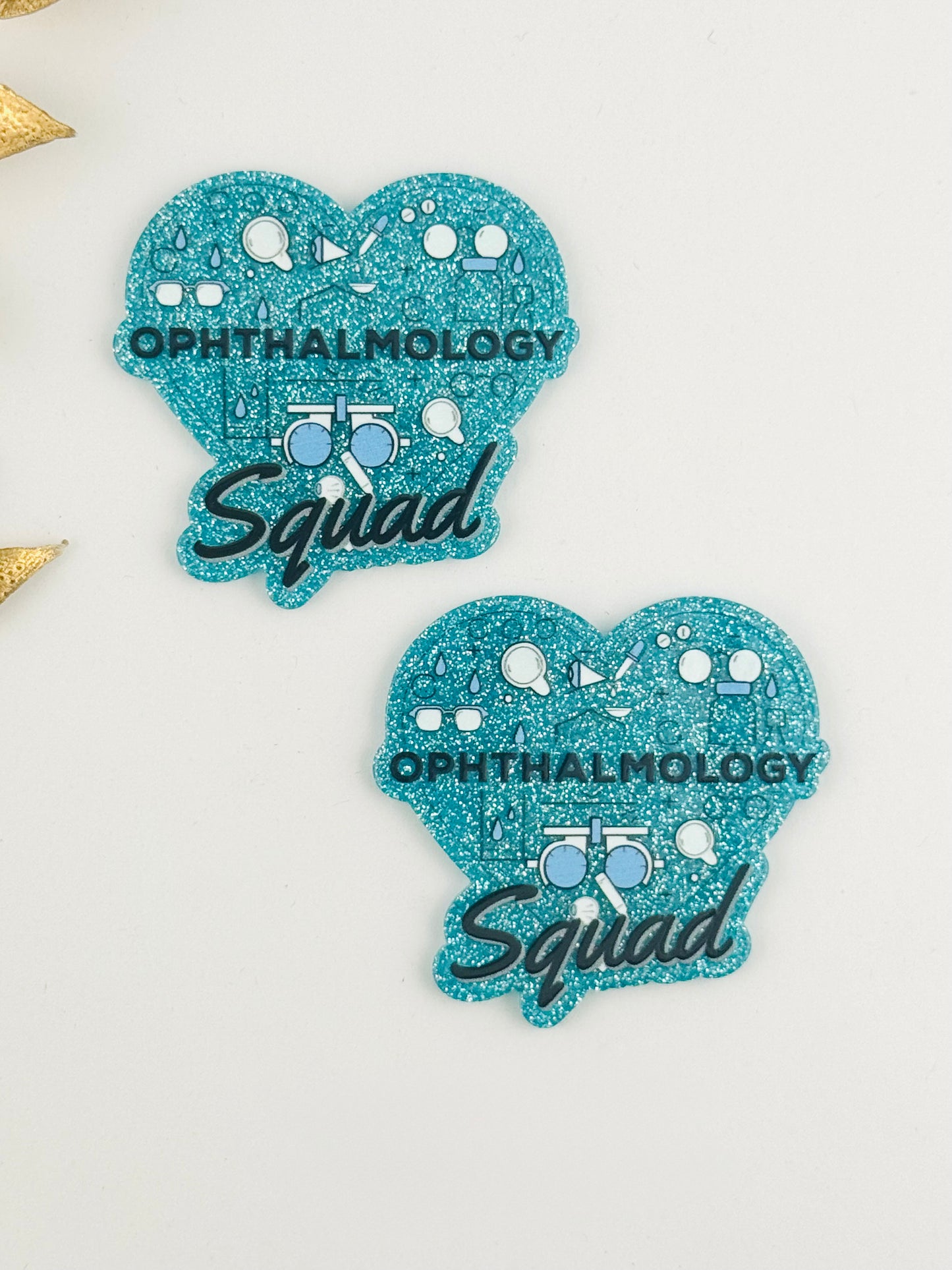 Glitter Acrylic Flatback ~ 1051N ~ Ophthalmology Squad