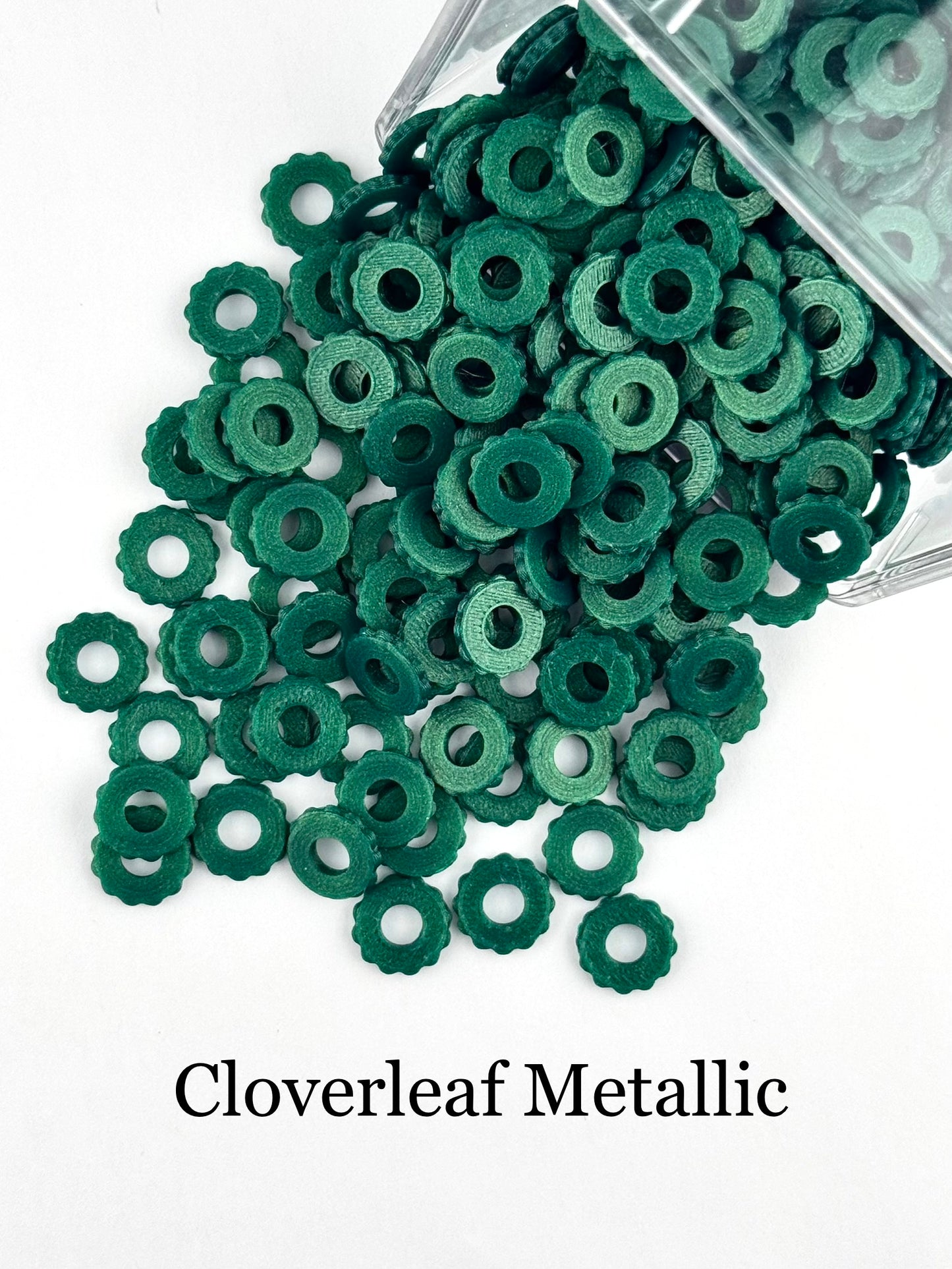 Bubble Edge 3D Printed Spacers - 12mm Large Hole (10ct)