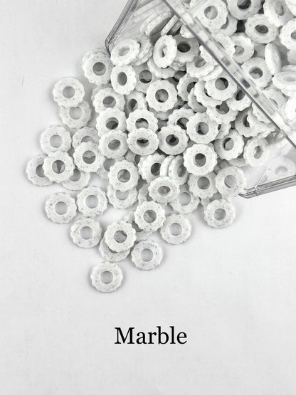 Bubble Edge 3D Printed Spacers - 12mm Large Hole (10ct)
