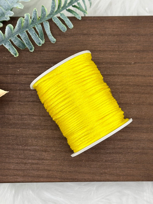 Nylon Cord 1.5mm Bright Yellow (#27) 50m Roll