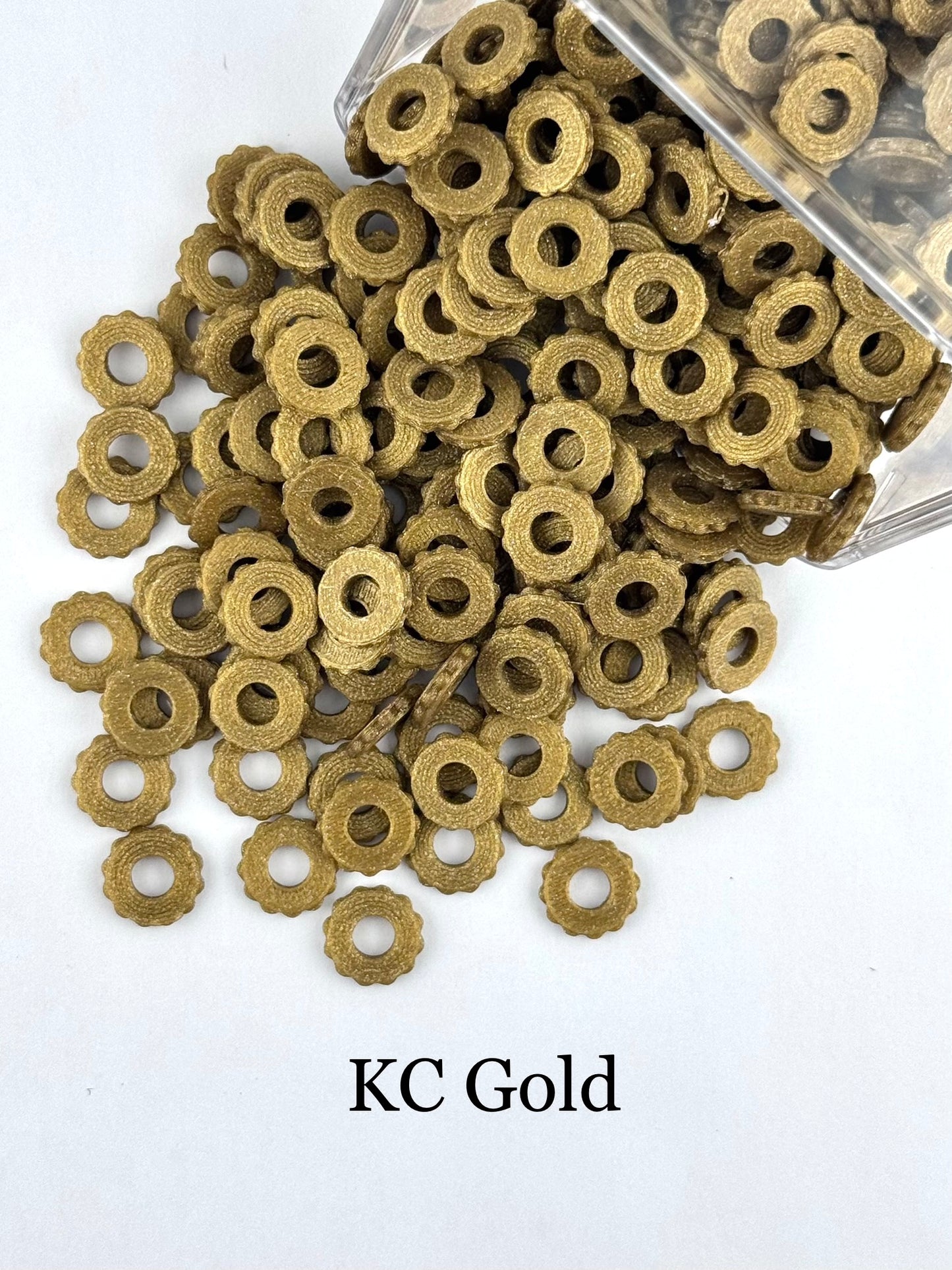 Bubble Edge 3D Printed Spacers - 12mm Large Hole (10ct)