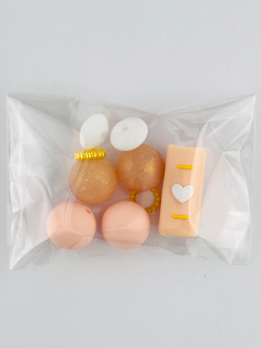 Bead Bag - Peach 3D Book