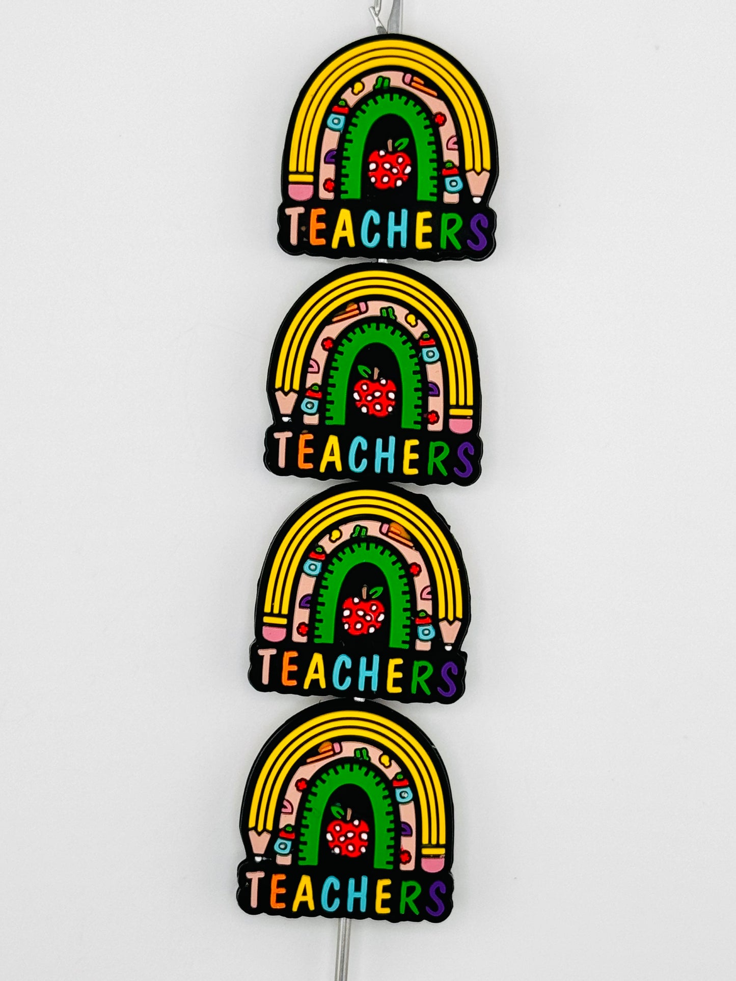 Teachers Pencil Rainbow Focal