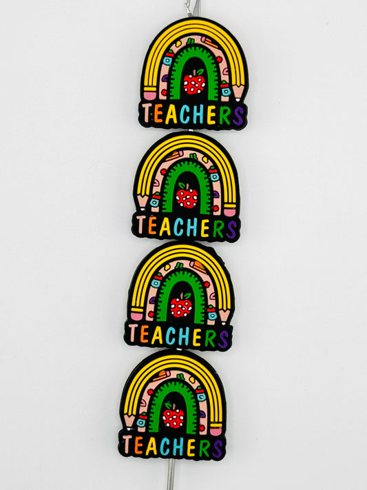 Teachers Pencil Rainbow Focal