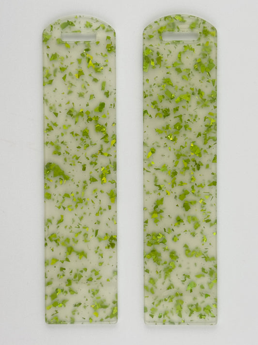 Acrylic Bookmark ~ Green Splash