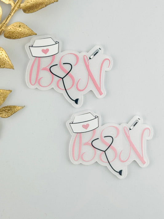 Glitter Acrylic Flatback ~ 1039N ~ BSN