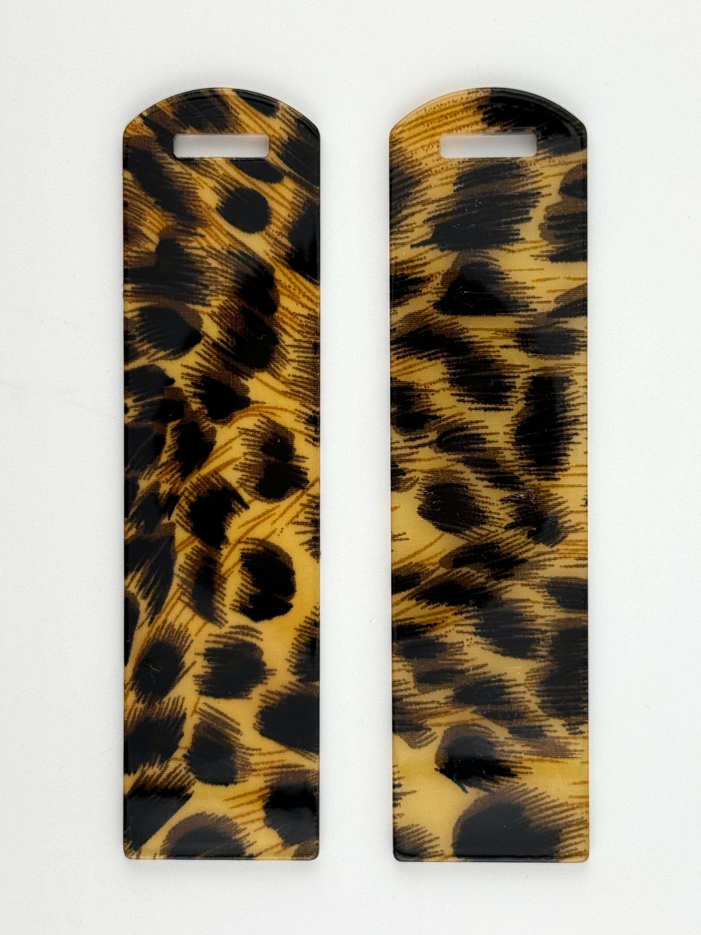 Acrylic Bookmark ~ Yellow Cheetah