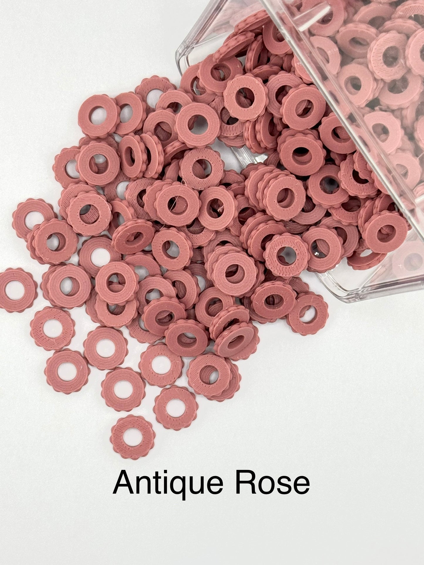 Bubble Edge 3D Printed Spacers - 12mm Large Hole (10ct)