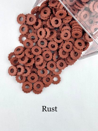 Bubble Edge 3D Printed Spacers - 12mm Large Hole (10ct)