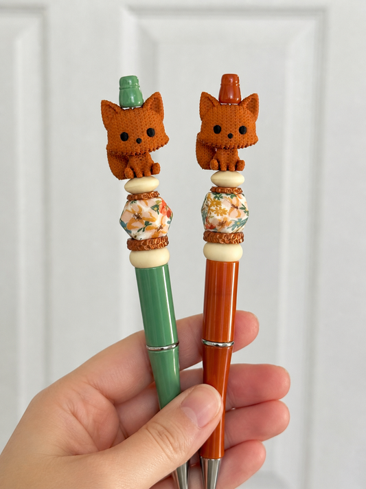 Knitted Buddy - Franny The Fox Focal & Topper