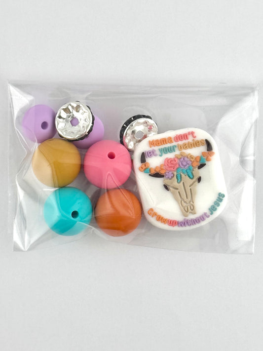 Bead Bag - Mama’s Don’t Let Your Babies Grow Up Without Jesus