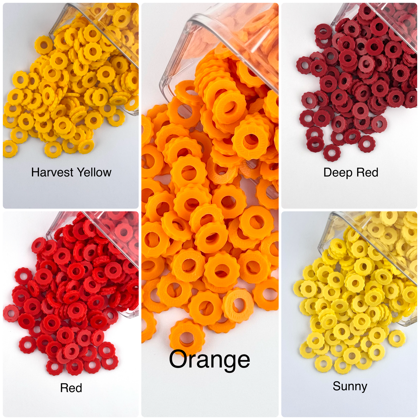 Mixed Custom Spacer 10ct Bag - Sunrise