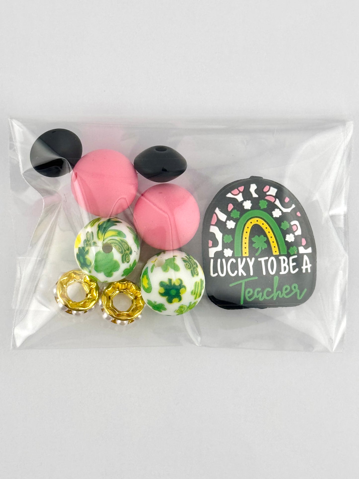 Bead Bag - Lucky to be a Teacher