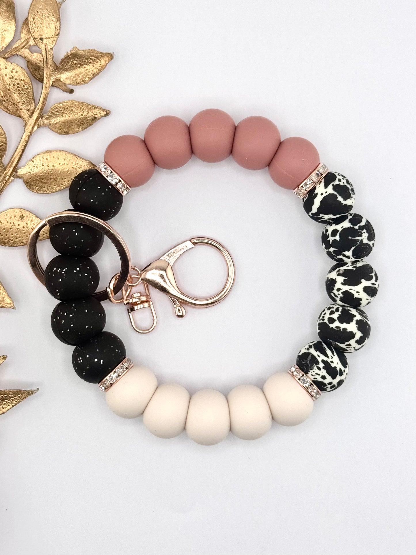 Wholesale Wristlet ~ Blushing Cowhide