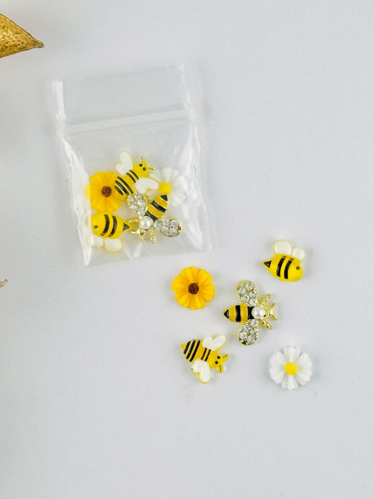 Bee Inclusion Diamond Mix (5pc)