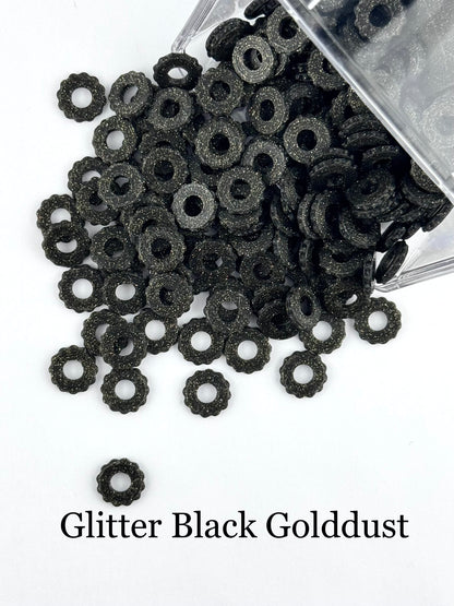 Bubble Edge 3D Printed Spacers - 12mm Large Hole (10ct)