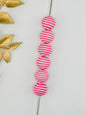 P134 Pretty Pink Stripe 15mm Print (6ct)