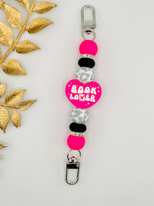 (Pre-Made) E-Reader Strap ~ Neon Book Lover ~ Interchangable