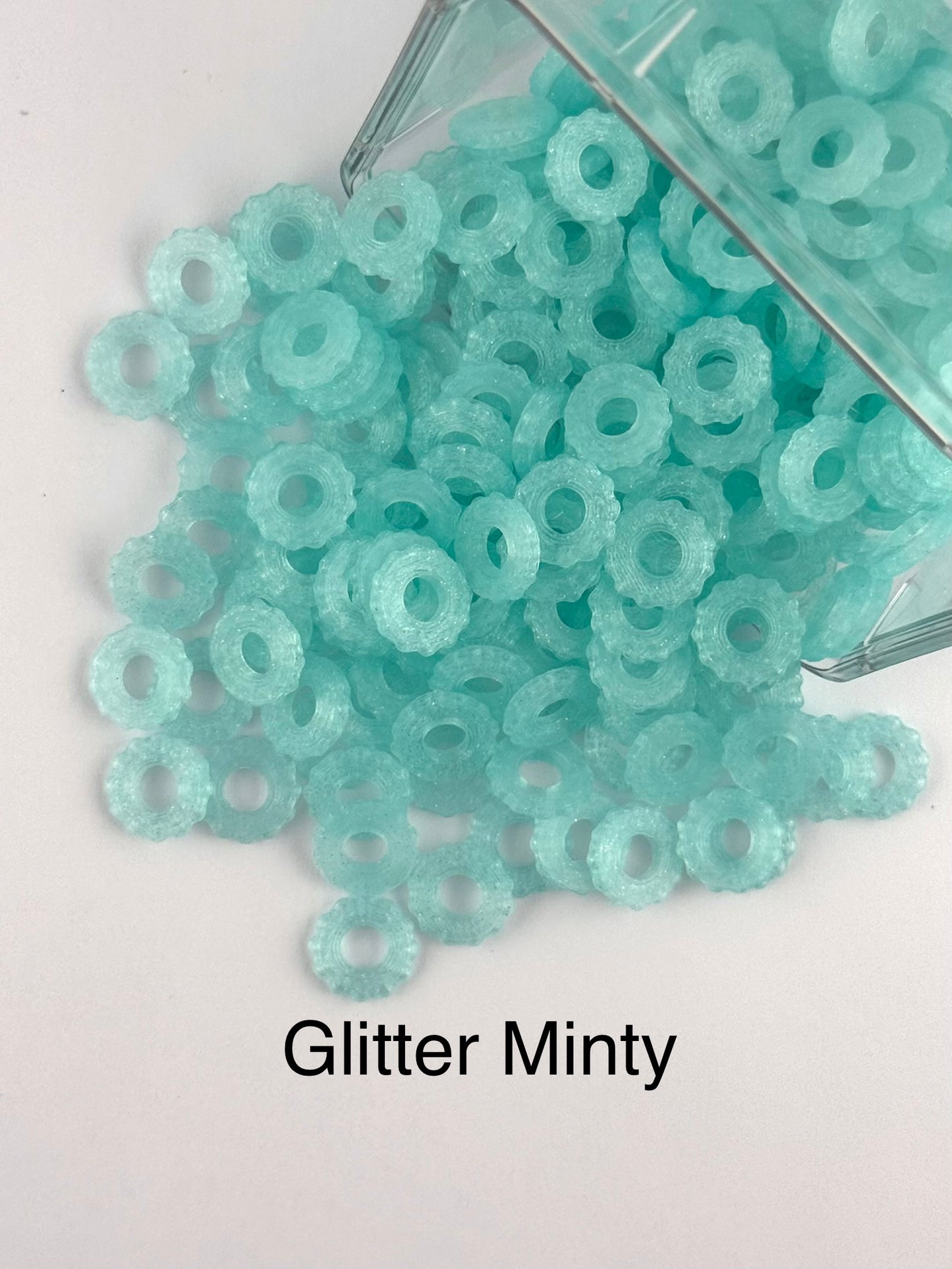 Bubble Edge 3D Printed Spacers - 12mm Large Hole (10ct)