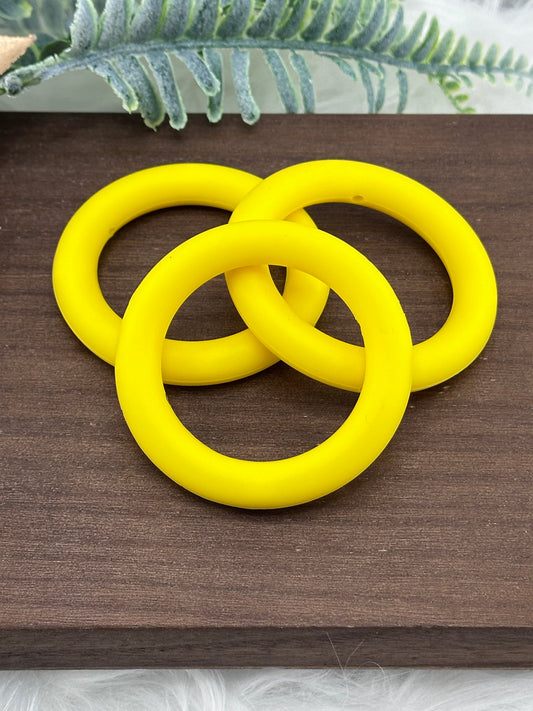 Silicone Ring 65mm #17 Bright Yellow