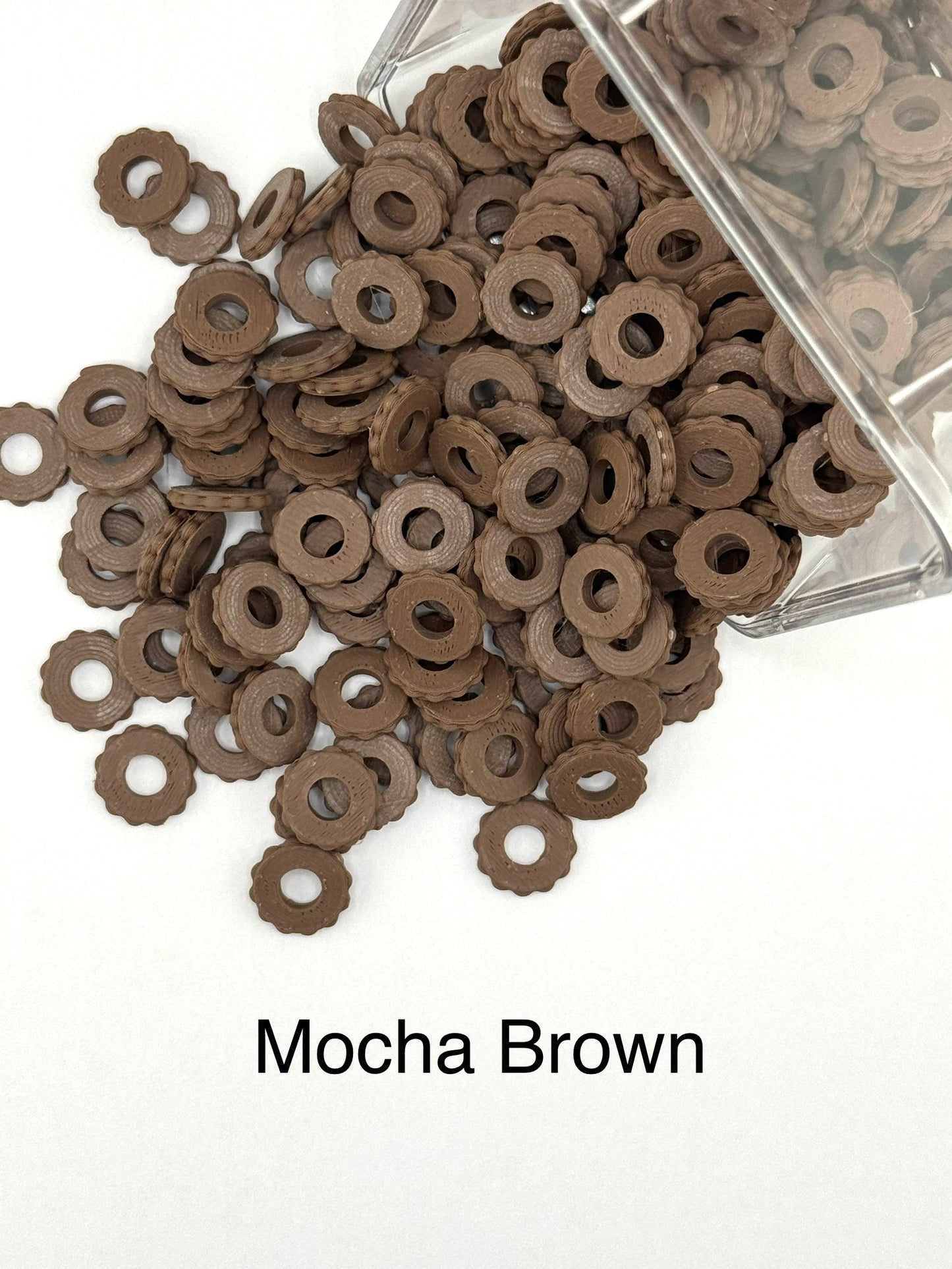 Bubble Edge 3D Printed Spacers - 12mm Large Hole (10ct)