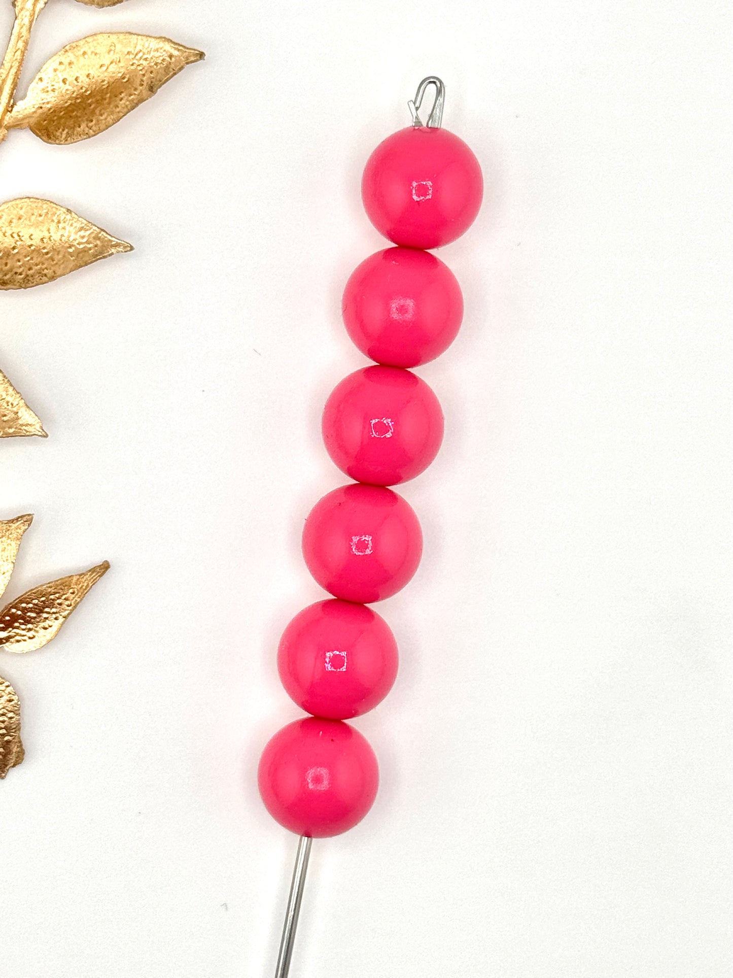 Liquid Shiny #220 Peony Pink 15mm Round *Custom