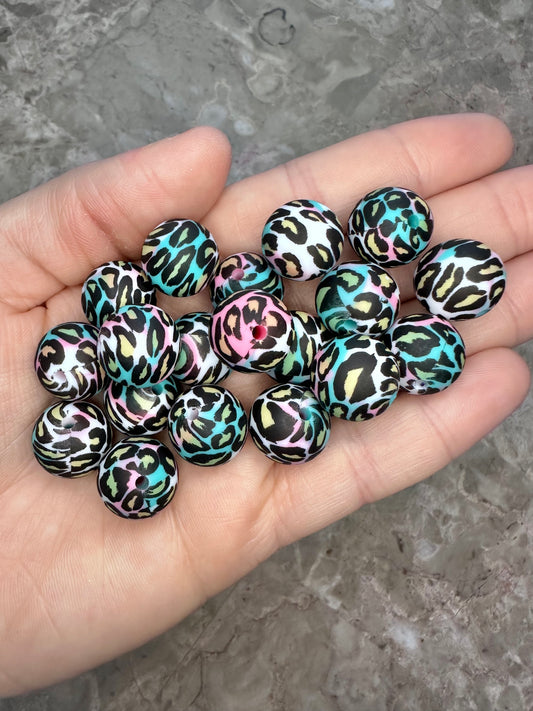 P357 Cotton Candy Leopard 15mm Print