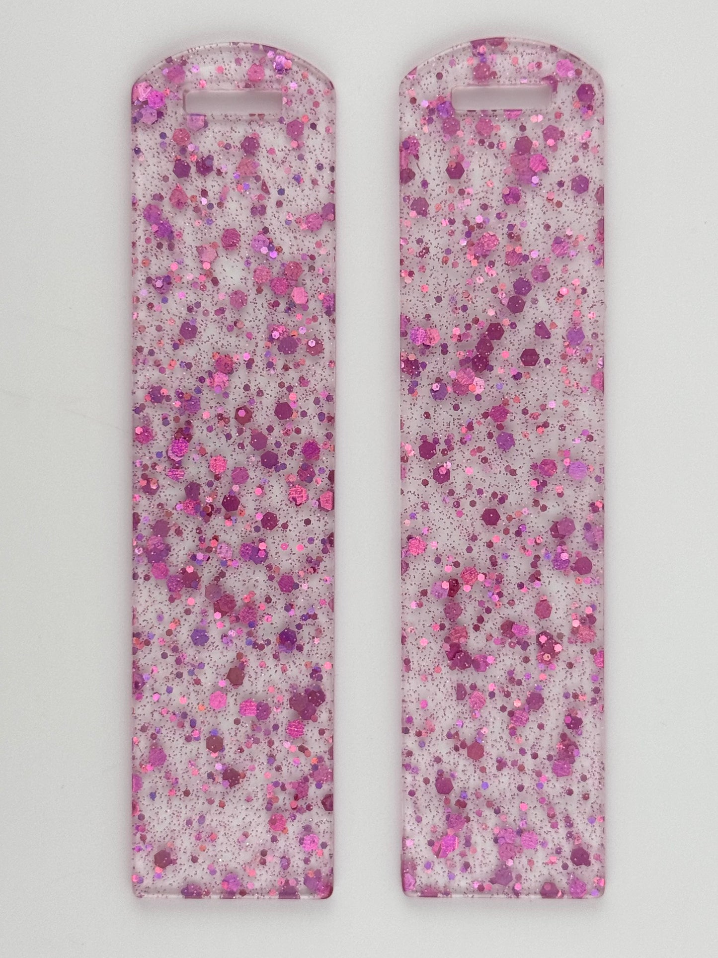 Acrylic Bookmark ~ Pinky Speckles