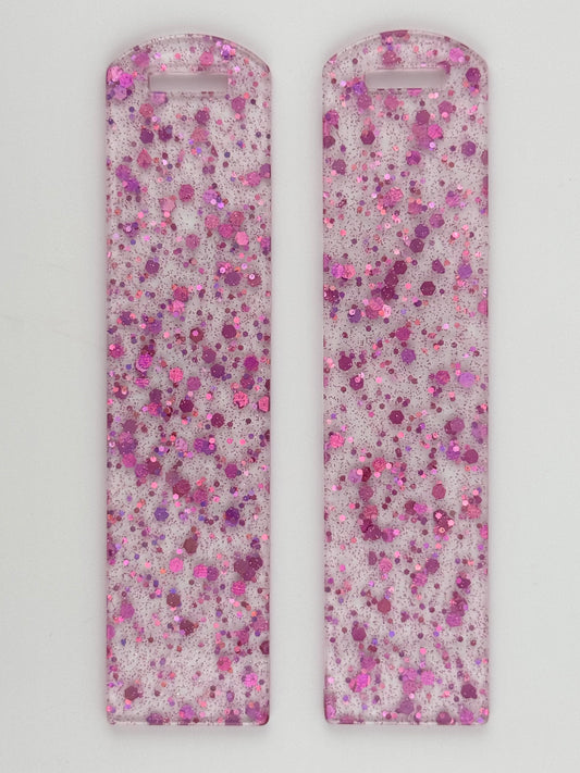 Acrylic Bookmark ~ Pinky Speckles