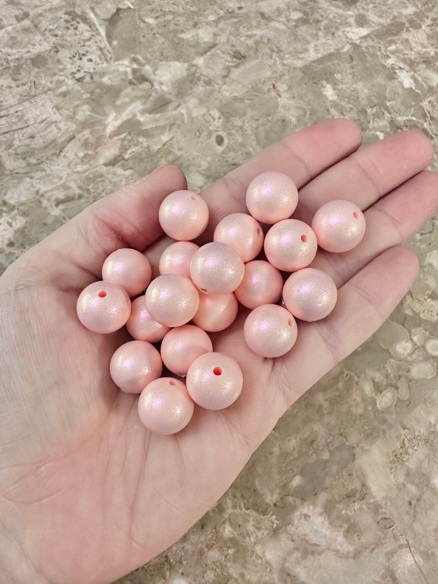 Opal #59 Light Pink 15mm Round