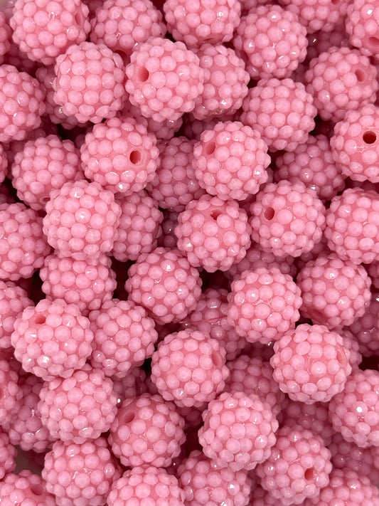 Waxberry Rhinestone 16mm Acrylic ~ Pink