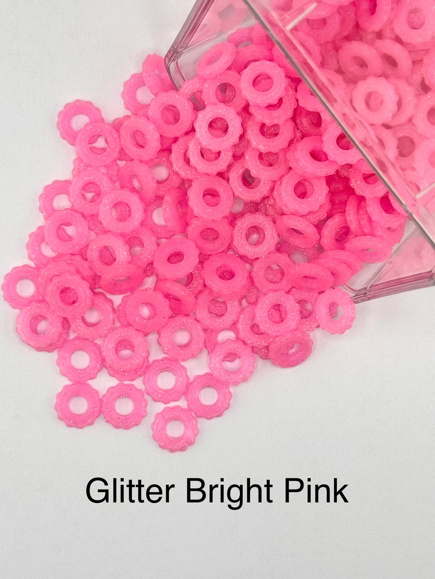 Bubble Edge 3D Printed Spacers - 12mm Large Hole (10ct)