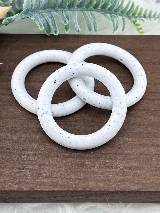 Silicone Ring 65mm #64 Speckled White