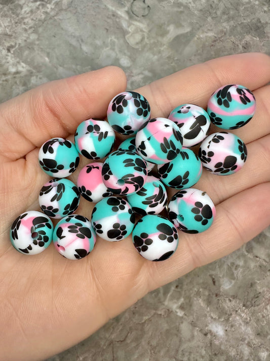 P359 Cotton Candy Paw 15mm Print